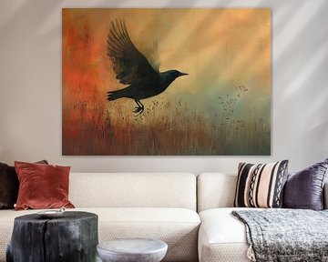 Raven Sunset | Twilight Raven by Art Whims