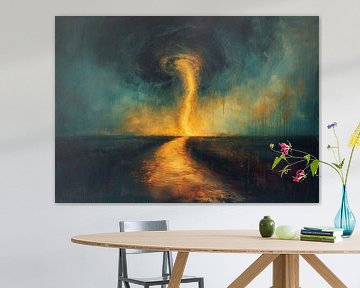 Vuur Tornado | Blaze Corridor van Kunst Kriebels