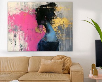 Abstract Female portrait | Whisper of Urbanity by Art Whims