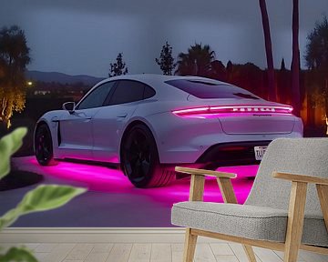 Porsche Taycan van PixelPrestige