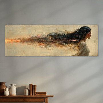 Vrouw Sterrenhemel | Cosmic Tresses Whispers