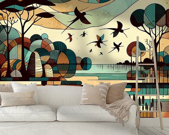 Example of the artwork in a room