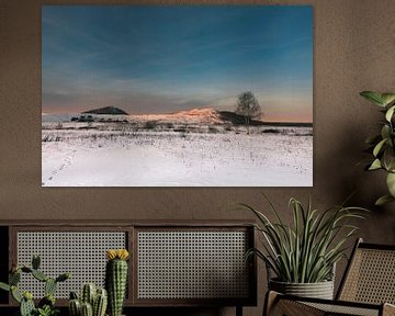 Winterbild der Grube Waterschei, Genk von Ronenvief