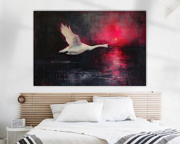 Neon Swan | Scarlet Reflection Quest (quête du reflet écarlate) sur Caprices d'Art