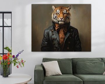 Tiger Porträt | Tiger von De Mooiste Kunst