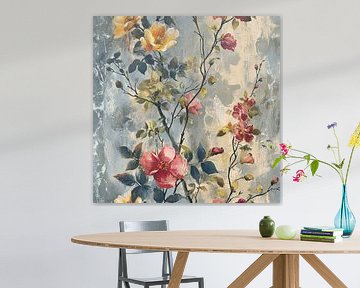 Floraal Canvas van De Mooiste Kunst