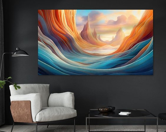 Example of the artwork in a room
