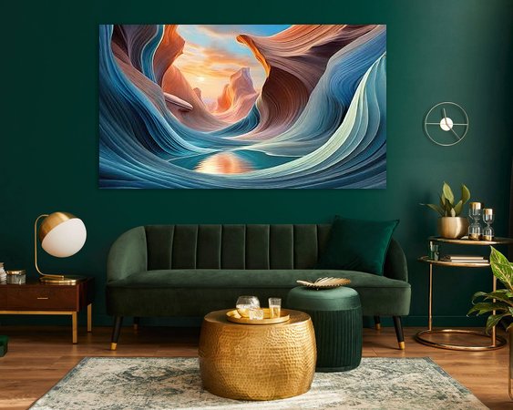 Example of the artwork in a room