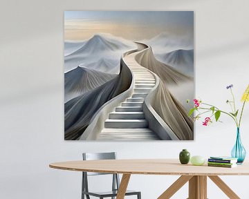 Eine Treppe ins Unbekannte von Gerry van Roosmalen