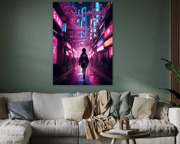 sakura cyberpunk van jauhari picture graphic