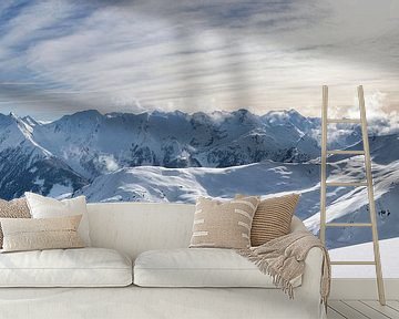 Tiroler Alpenpanorama von Sjoerd van der Wal Fotografie