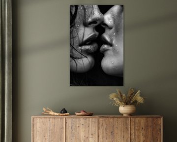 Embrassez-moi - baiser sensuel sur Marianne Ottemann - OTTI