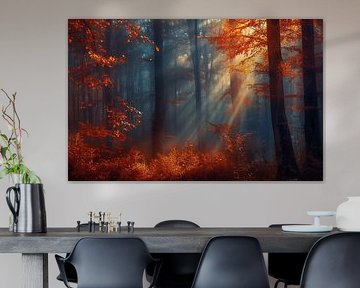 Matinées d'automne magiques dans la forêt