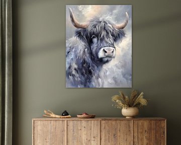 Scottish highlander Portrait by But First Framing