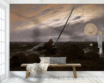 Na de storm, Caspar David Friedrich - 1816