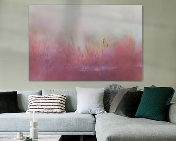 Soft focus in colour - pink still life Solitary or triptych