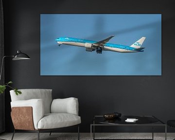 Start der KLM Boeing 777-300. von Jaap van den Berg
