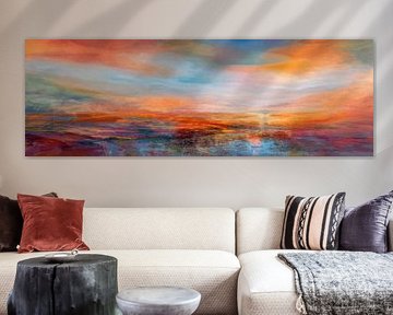 Gloeiend avondlicht - de kleuren van een avond in augustus