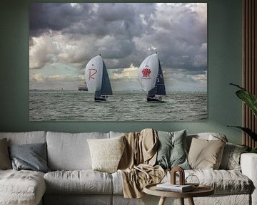 Sailing on the Westerschelde by Lisette van Peenen