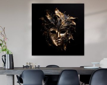 Goldene Maske von TheXclusive Art