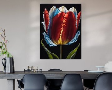 De Nederlandse macro tulp van Jolique Arte