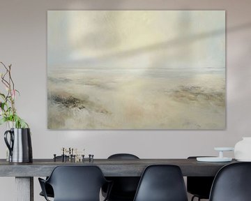 Abstract Landschap Pastel | Whispered Expanse van Kunst Kriebels