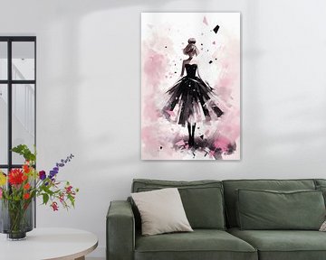 Abstract modern ballerina by haroulita