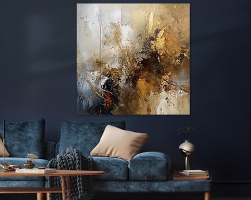 Gold Abstract | Gold Abstract Game sur Tableaux ARTEO