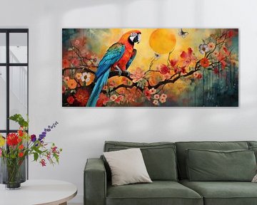 Colourful Animal Life | Perroquet sur Art Merveilleux