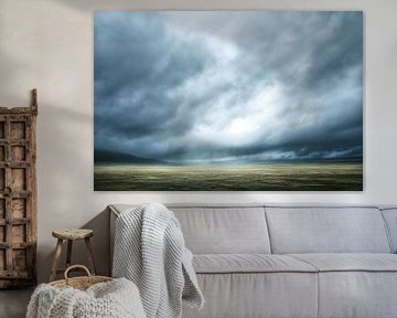 Droomachtige wolkenfoto's van fernlichtsicht