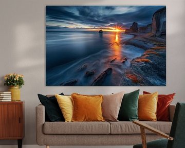 Coastal magic at dusk
