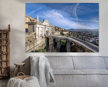 BERGAMO City Wall of Città Alta by Melanie Viola