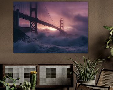 Golden Gate brug pracht van fernlichtsicht