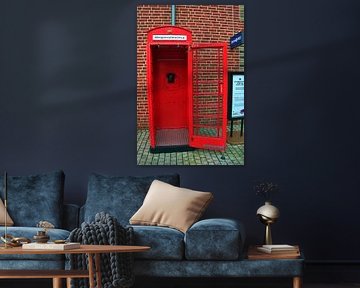 Cabine téléphonique rouge anglaise