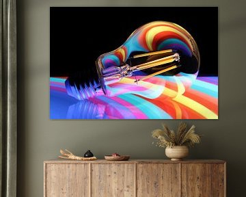 Colorful lamp 10 by Jaap Tanis