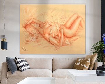 Schlummernde Venus - erotische Zeichnungen von Marita Zacharias