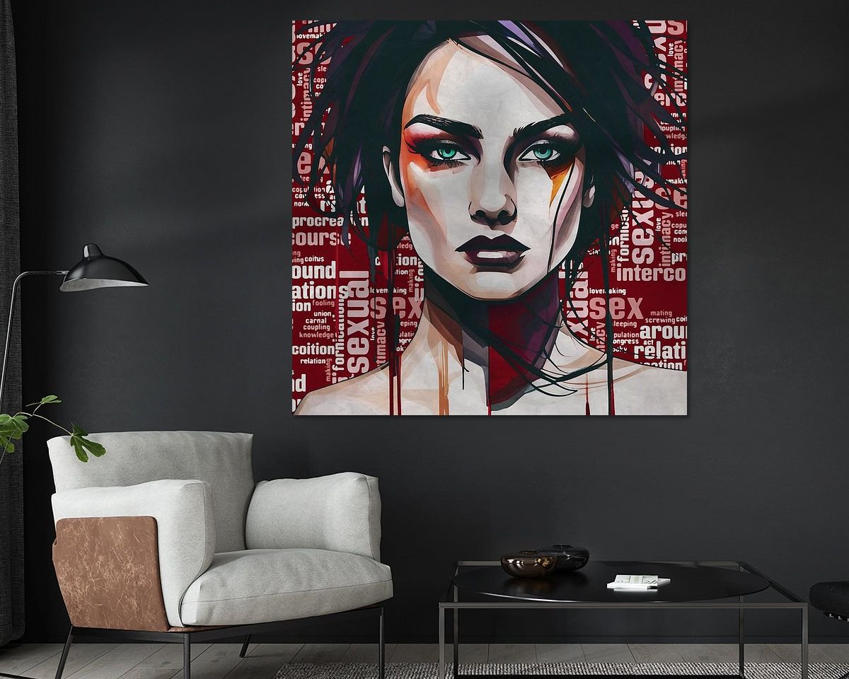 Example of the artwork in a room