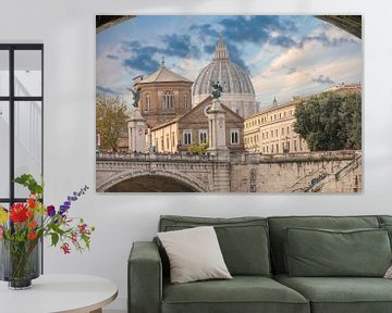 Rome - View of St Peter's Basilica by t.ART