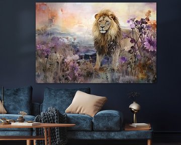 Eleganter Löwe von Wunderbare Kunst