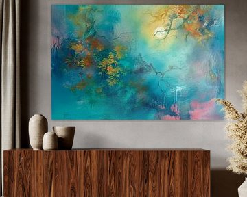 Abstract, pastel, dreamy landscape by Joriali Abstract