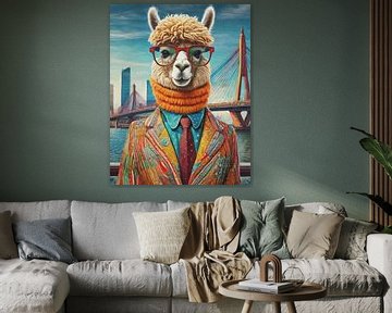 Alpaca's Rotterdamse Verslag van Gisela- Art for You