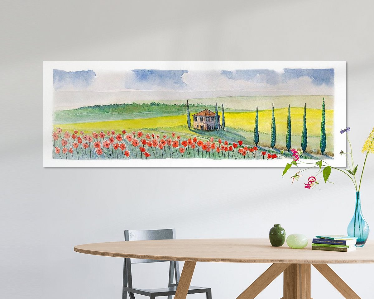 Example of the artwork in a room
