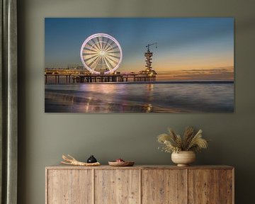 Pier Scheveningen in Panorama van Jolanda Aalbers