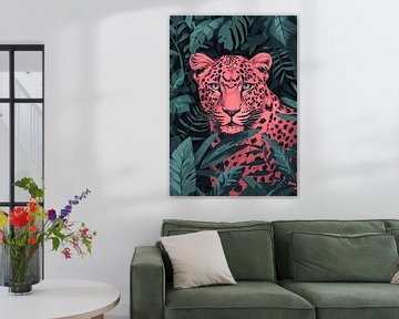 Pink Leopard van Liv Jongman