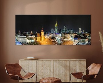 Frankfurter Skyline von Sjoerd Mouissie