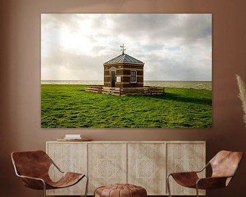 Hindeloopen Peilschaalhuisje op de dijk van Antje Verleg-Dijk