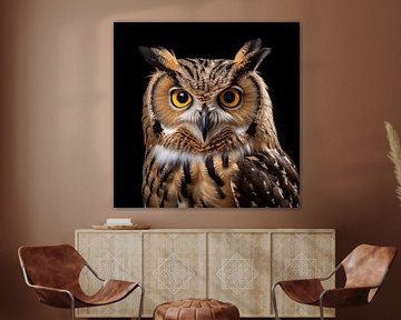 Owl portrait by TheXclusive Art