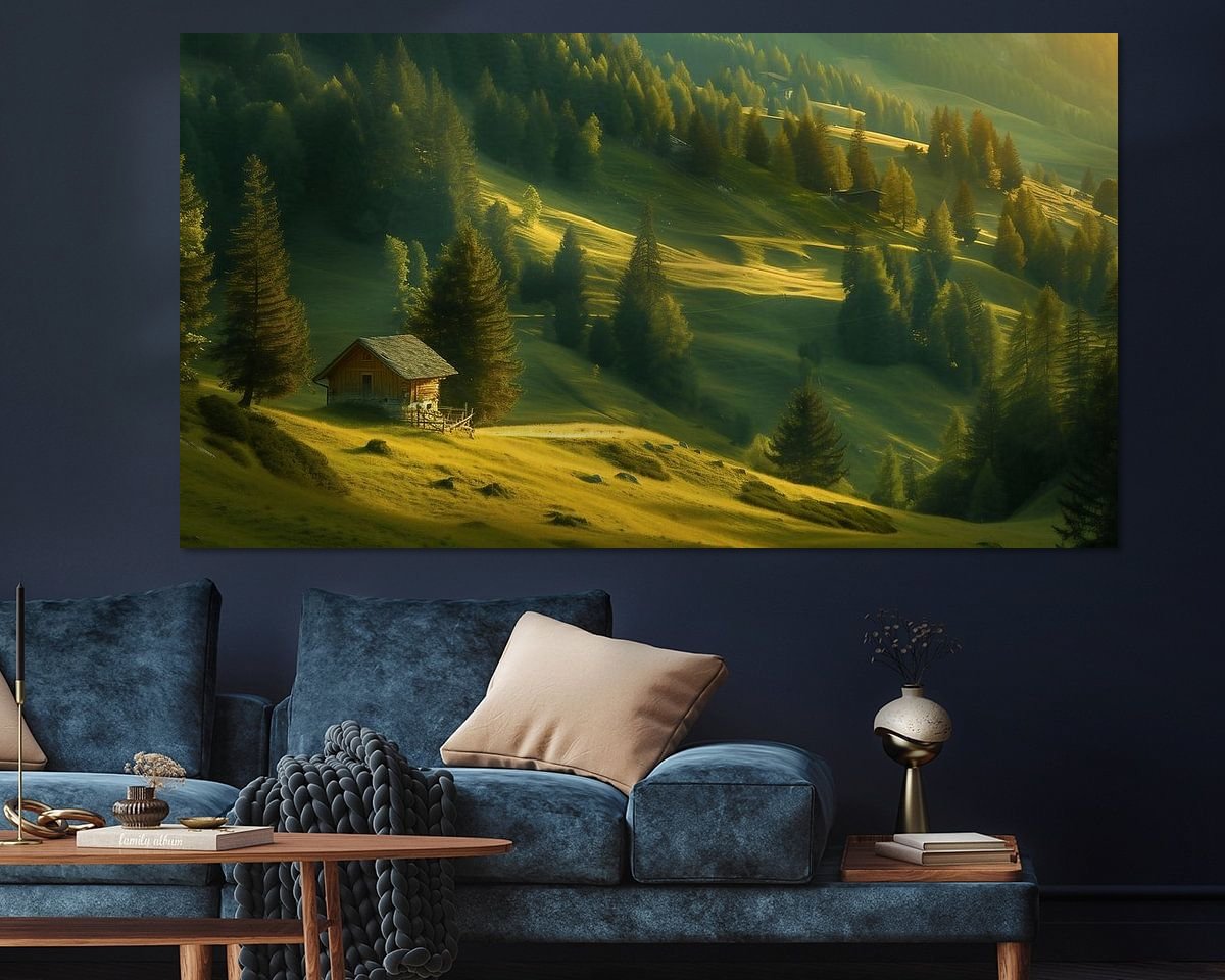 Example of the artwork in a room