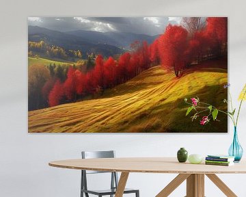 Uitzicht op herfstpracht