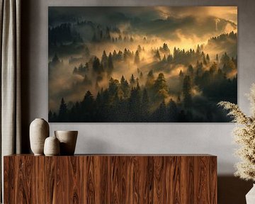 Herfstfoto van bovenaf